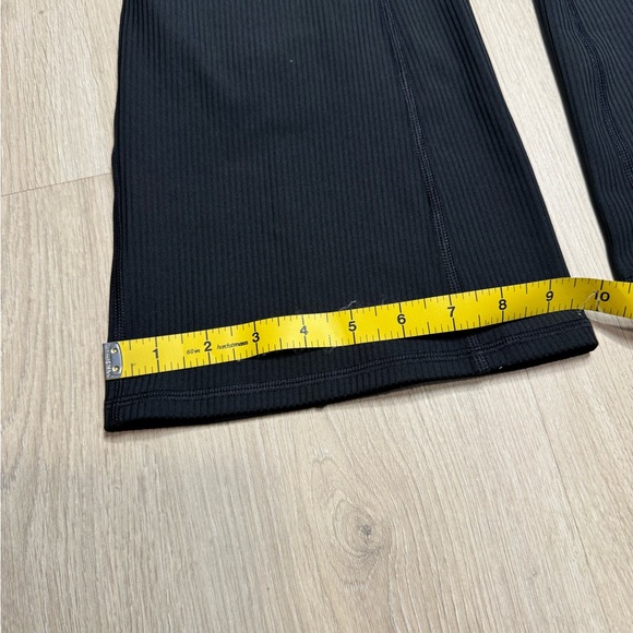 Fabletics Oasis PureLuxe Rib High Waisted Crossover Kick Flare - Picture 8 of 8